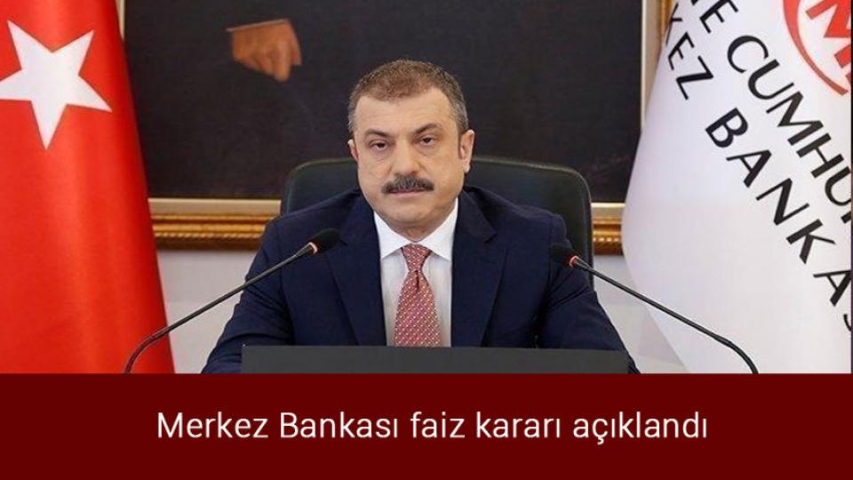 Her Taraf / Türkiye'nin habercisi / Merkez Bankası faiz kararı açıklandı