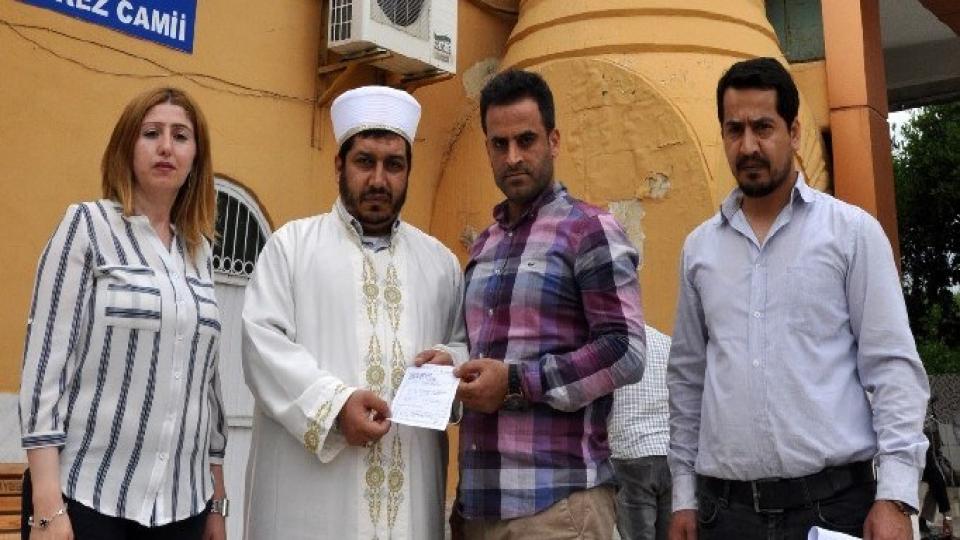Camiye 10 bin lira bağış hapisten kurtardı