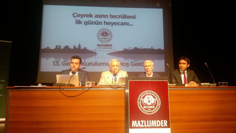 MAZLUMDER 13. Genel Kurulu Yapıldı.. Yeni Yönetim Belirlendi