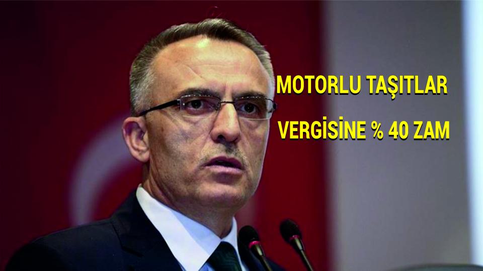 ''Motorlu Taşıtlar Vergisi'ne (MTV) yüzde 40 oranında Zam!