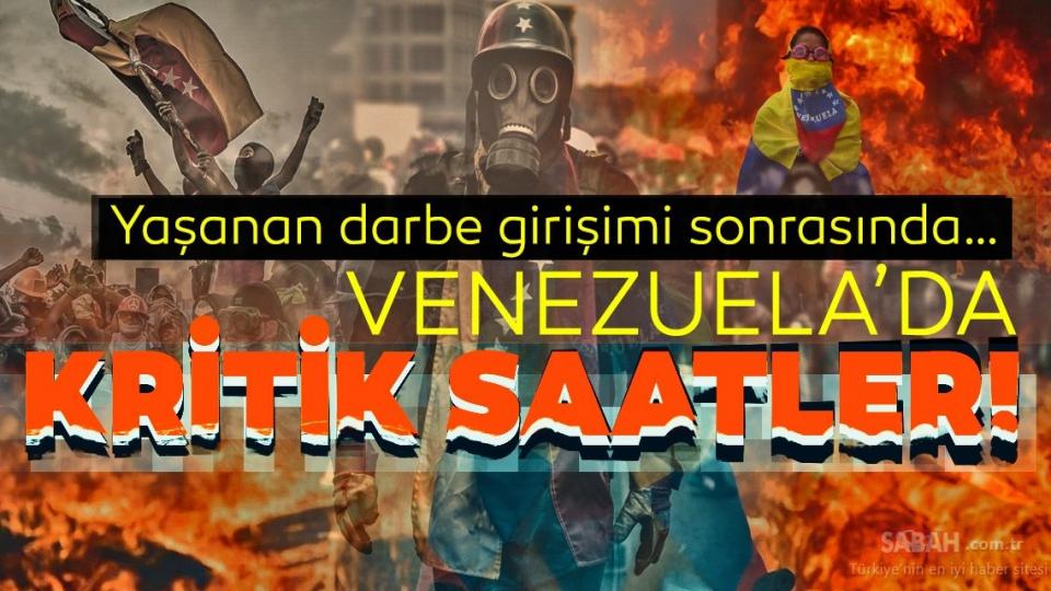 Son Dakika: Venezuela darbe girişimine karşı direniyor!