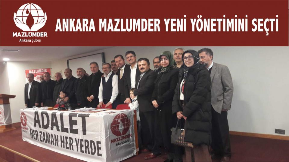 Mazlumder Ankara Şube'de Yeni Dönem