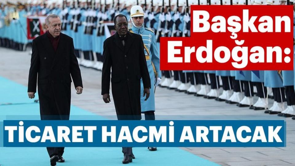 Son dakika: Başkan Erdoğan Çad Cumhurbaşkanı ile ortak basın toplantısı düzenledi