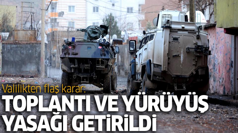 Valilik Kararı: Toplantı ve Yürüyüş Yasağı Kararı Getirildi