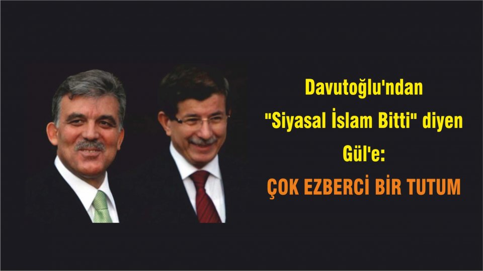 Davutoğlu'ndan 