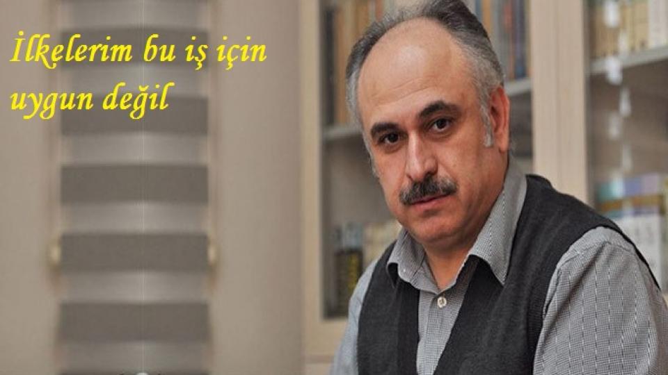 İhsan Fazlıoğlu, Bilim Sanat Vakfı'na kayyum olmayı reddetti