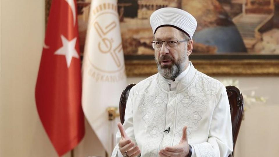Diyanet İşleri Başkanı Erbaş'tan Norveç'te Kur'an-ı Kerim'in yakılmasına tepki