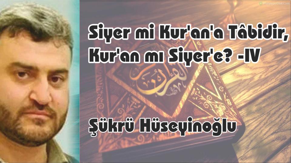 Kapitalizme Teolojik Hizmete Mûti,“Protestan Papazlığı” Heveslileri -II-  Şükrü Hüseyinoğlu / Siyer mi Kur'an'a Tâbidir, Kur'an mı Siyer'e? (IV)-Şükrü Hüseyinoğlu