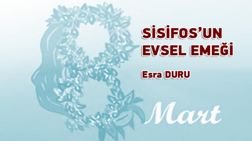 ESRA DURU / “Rüyaların Yapıldığı Maddeden Yapılmayız Biz  Ruhumuz Olmadan Sadece Birer Makineyiz”* / SİSİFOS’UN EVSEL EMEĞİ / Esra Duru