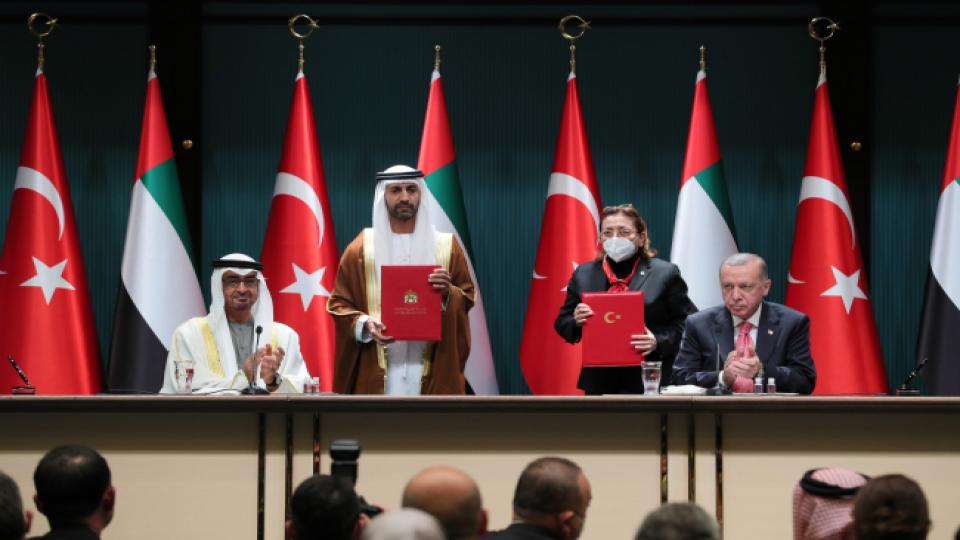 Türkiye ile BAE arasında iş birliği anlaşmaları