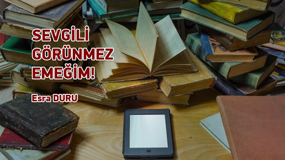 ESRA DURU / “Rüyaların Yapıldığı Maddeden Yapılmayız Biz  Ruhumuz Olmadan Sadece Birer Makineyiz”* / SEVGİLİ GÖRÜNMEZ EMEĞİM! / Esra DURU