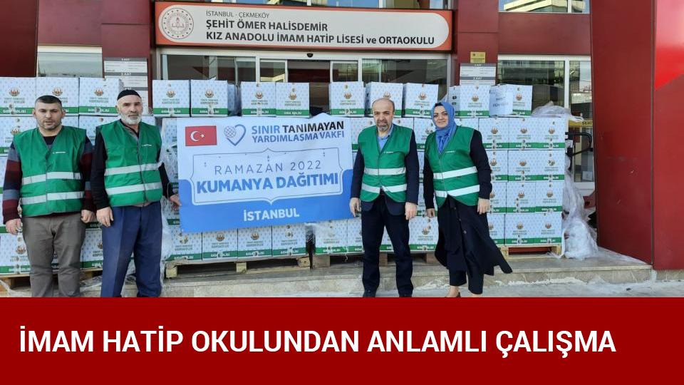 İMAM HATİP OKULUNDAN ANLAMLI ÇALIŞMA