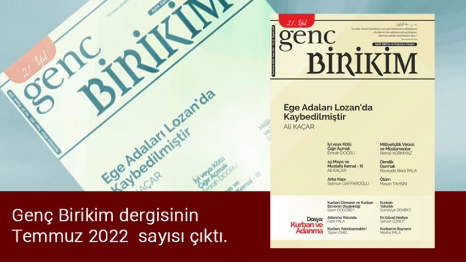 Genç Birikim dergisinin Kasım 2022 tarihli 245'inci sayısı çıktı. / Genç Birikim dergisinin Temmuz 2022 sayısı çıktı.