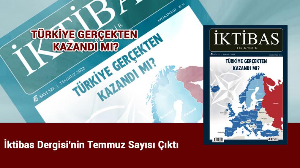 İktibas Dergisi Aralık sayısı çıktı / İktibas Dergisi'nin Temmuz 2022 Sayısı Çıktı