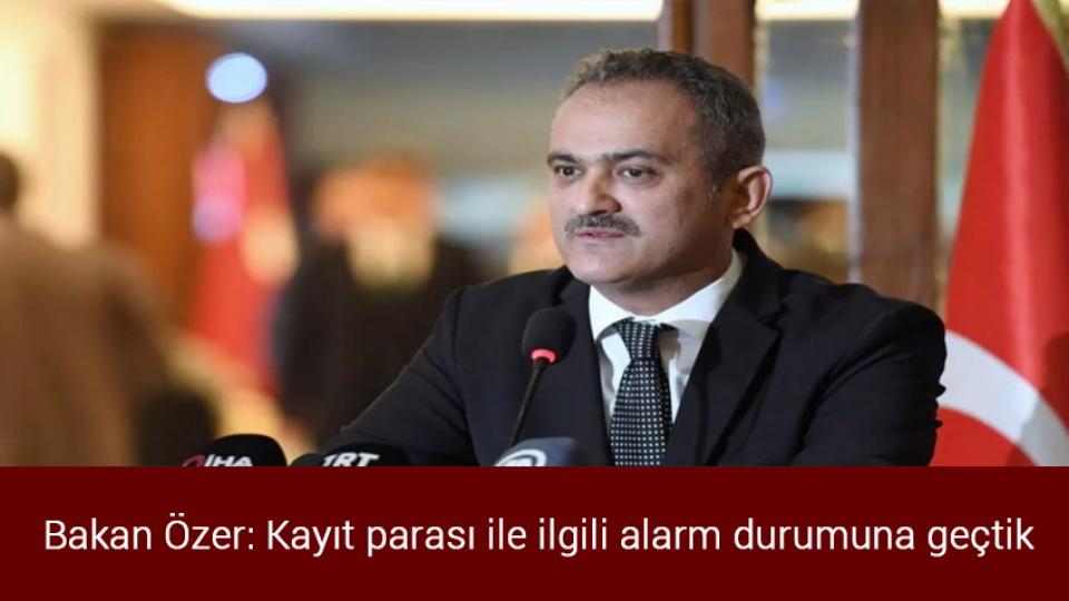 Sıfır kilometre araç satışına sınırlama / Bakan Özer: Kayıt parası ile ilgili alarm durumuna geçtik