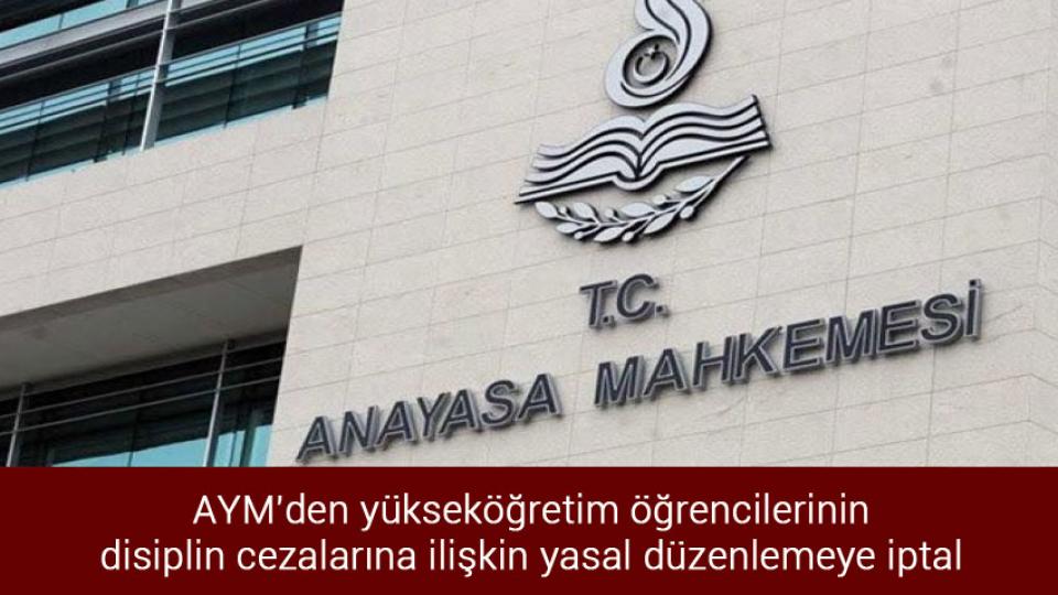 ABD yaptırım kararı alınca İş Bankası ve DenizBank Rus ödeme sistemi Mir'i askıya aldı / AYM'den yükseköğretim öğrencilerinin disiplin cezalarına ilişkin yasal düzenlemeye iptal