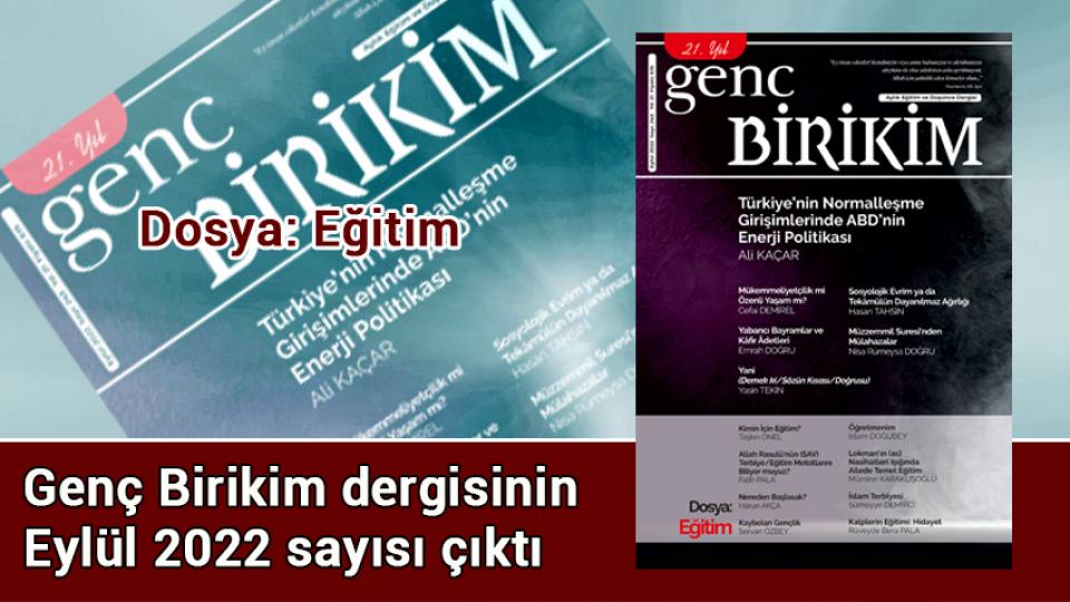 Genç Birikim dergisinin Kasım 2022 tarihli 245'inci sayısı çıktı. / Genç Birikim dergisinin  Eylül 2022 sayısı çıktı