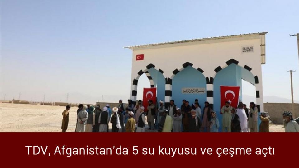 Hamas'tan Mescid-i Aksa'nın korunması çağrısı / TDV, Afganistan'da 5 su kuyusu ve çeşme açtı