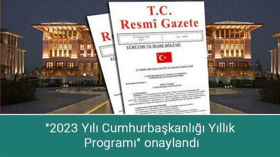 Avrupa Adalet Divanı kararı sonrası AB'de işverenler başörtüsü yasağı uygulayabilir / "2023 Yılı Cumhurbaşkanlığı Yıllık Programı" onaylandı