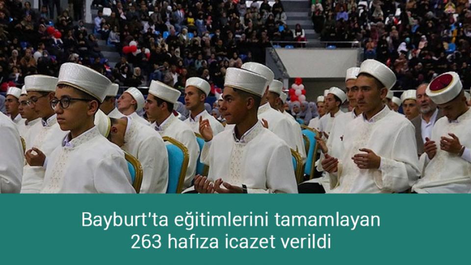 Kabe imamına 'Ayasofya Camii avlusunda namaz kıldırdığı için' 12 yıl hapis / Bayburt’ta eğitimlerini tamamlayan 263 hafıza icazet verildi