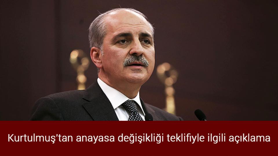 Maske cezaları silinecek / Kurtulmuş'tan anayasa değişikliği teklifiyle ilgili açıklama