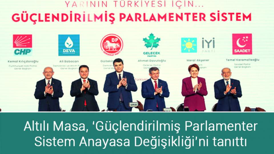 Akaryakıt fiyatları bir kez daha değişti! Motorine 82 kuruşluk indirim / Altılı Masa, ‘Güçlendirilmiş Parlamenter Sistem Anayasa Değişikliği’ni tanıttı