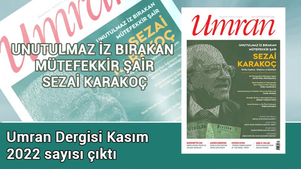 Zonguldak'ta özel maden ocağında meydana gelen patlamada 4 işçi yaralandı / Umran Dergisi Kasım 2022 sayısı çıktı