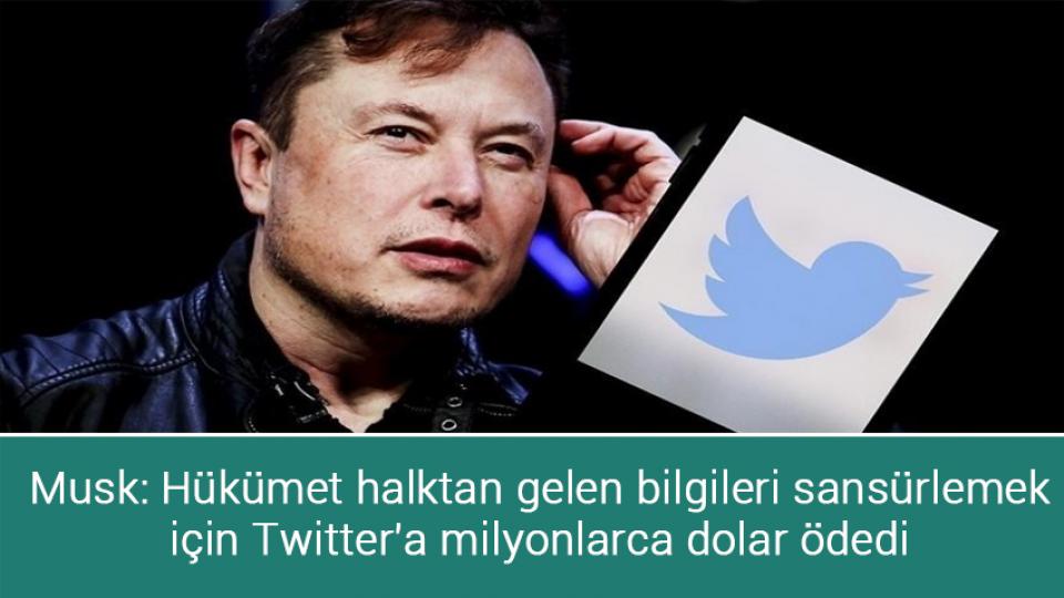 Bakan Bilgin'den asgari ücret açıklaması! / Musk: Hükümet halktan gelen bilgileri sansürlemek için Twitter'a milyonlarca dolar ödedi