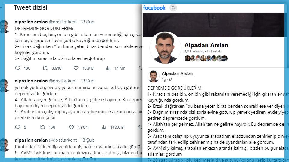 Depremde Gördüklerim | ALPASLAN ARSLAN