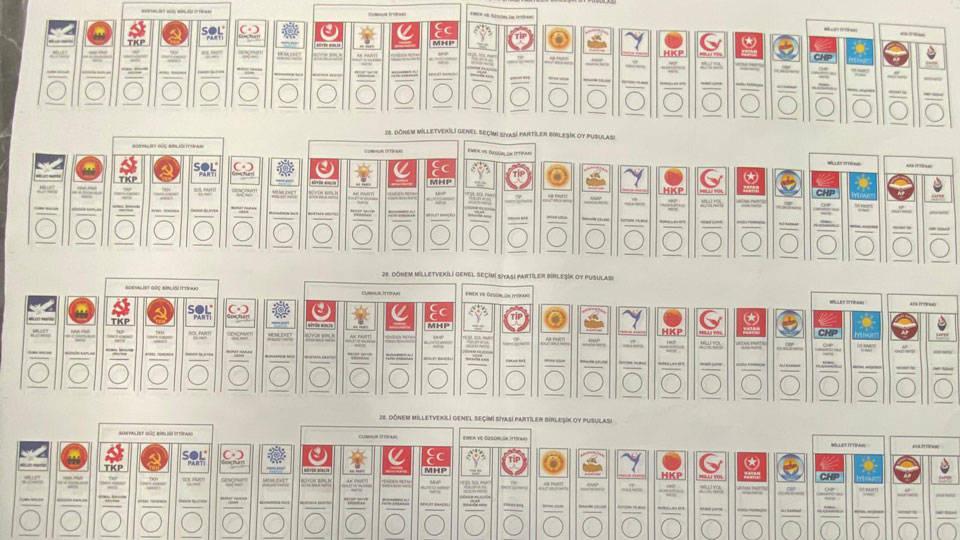 1 metrelik oy pusulası! Türkiye seçime gidiyor