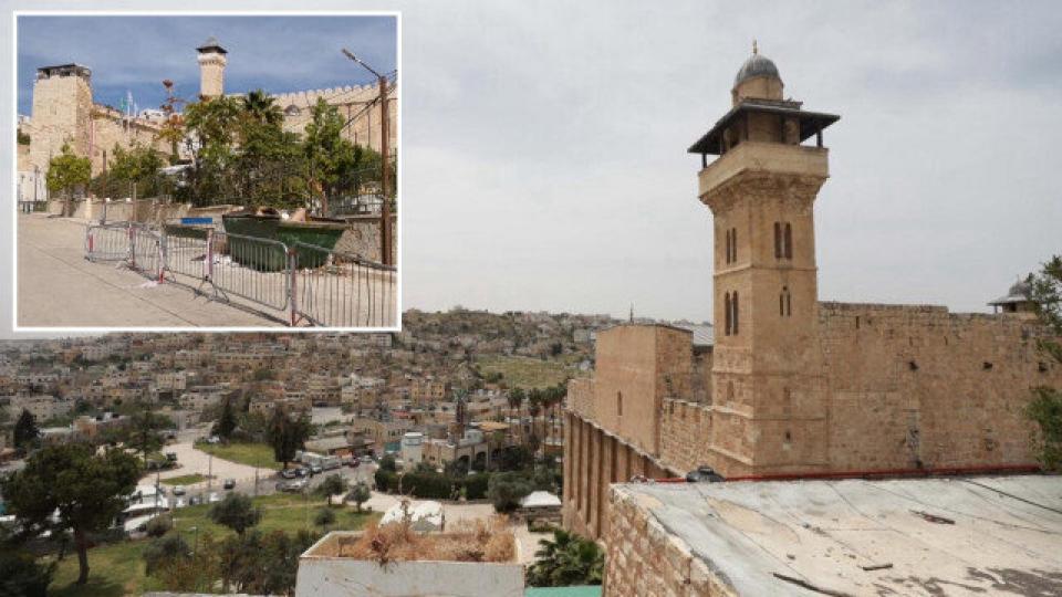 İşgalci İsrail güçleri Harem-i İbrahim Camisi'ni Müslümanlara kapatıp Yahudilere açtı
