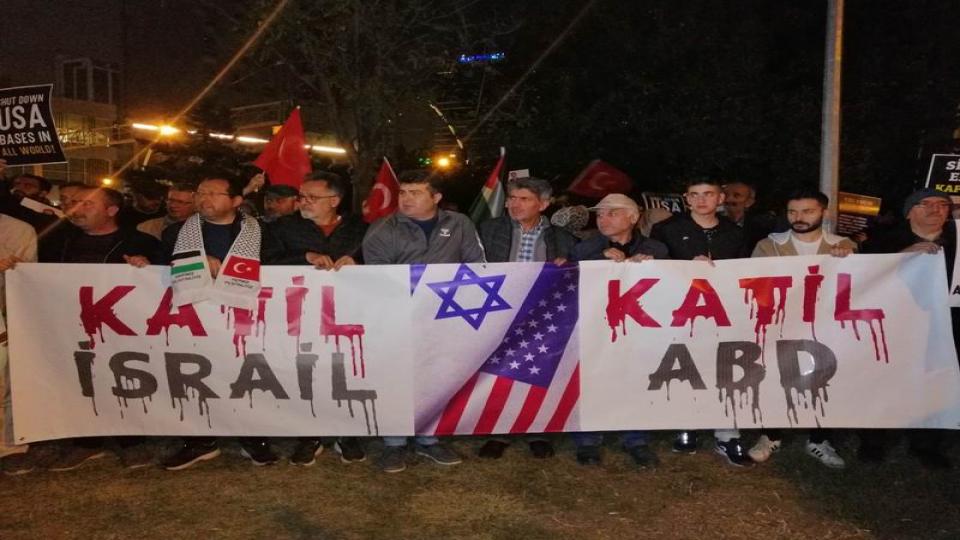 Ankara'da binlerce kişi, Filistin'deki zulme karşı ayakta: Mazlumların çığlığına destek çağrısı / Siyonist Blinken'in Türkiye Ziyareti Filistin Dayanışması ile Karşılandı