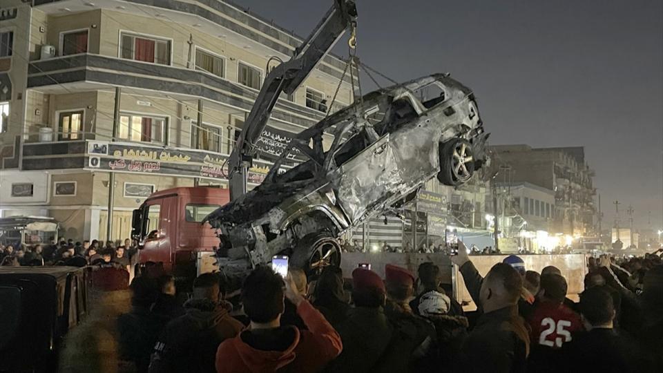 ABD'nin Irak'ın Bağdat kentinde düzenlediği saldırıda üst düzey Kataib Hizbullah üyeleri öldürüldü