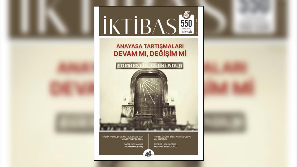 İktibas Dergisi, 45. yılına 553. sayısı ile girdi. / İktibas’ın Ekim 2024 sayısı çıktı