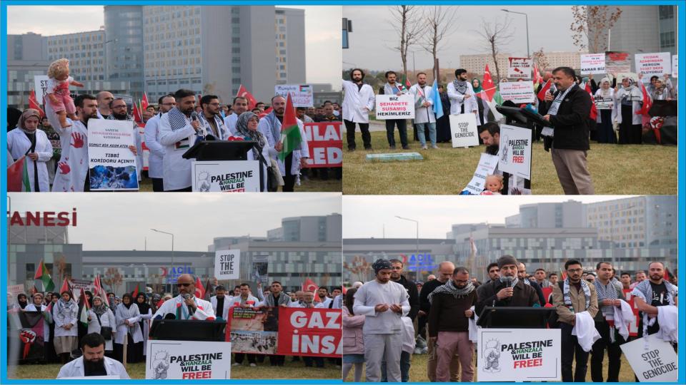 Ankara’da Şehitler Gecesi Düzenleniyor.. / Ankara'da Sağlık Çalışanları ve Anfidap'tan Gazze'ye 'Tıbbi Koridor' Açılsın Yürüyüşü