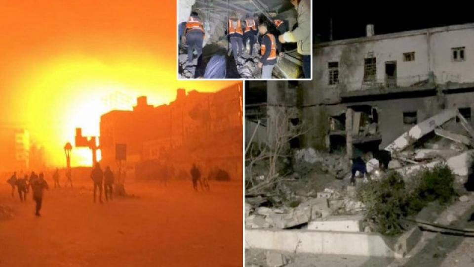 Siyonist katiller Gazze'deki son hastaneyi de bombaladı