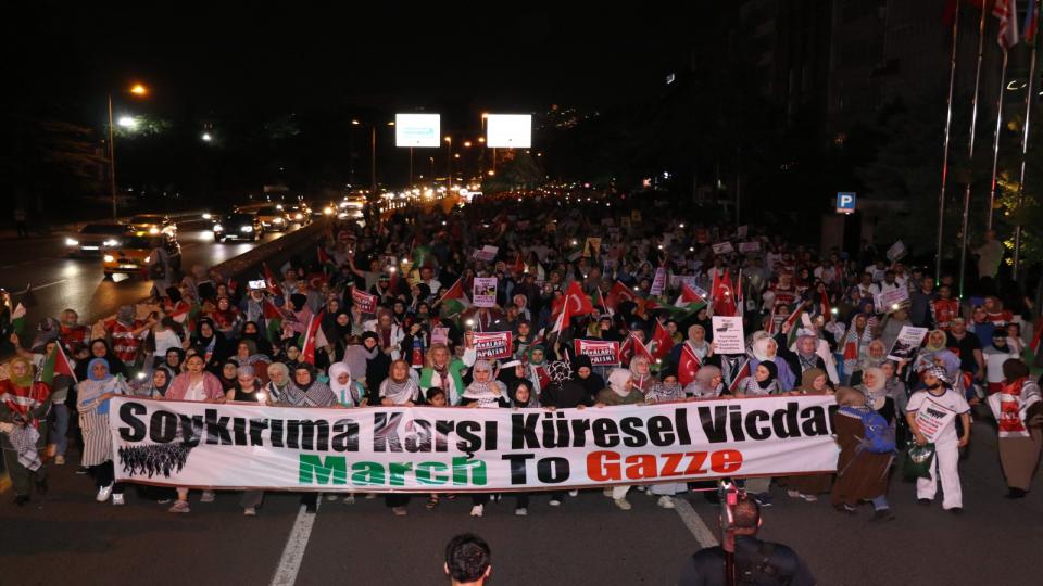 ANFİDAP'tan ABD Büyükelçiliği önünde 'Filistinli esirlere idam yasası' eylemi.. / Anfidap'tan Ankara'da Küresel Gazze Yürüyüşü Aktivistlerine Destek Yürüyüşü..