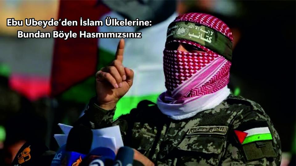 Ebu Ubeyde'nin oğlundan lise sınavında büyük başarı! / Ebu Ubeyde: Sessizliğinizle bizim Allah katındaki hasımlarımızsınız