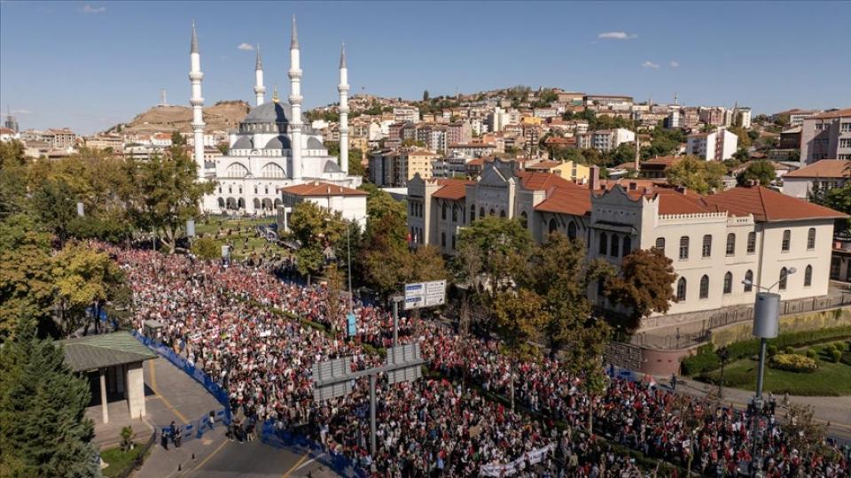 ANFİDAP'tan ABD Büyükelçiliği önünde 'Filistinli esirlere idam yasası' eylemi.. / Ankara'da 