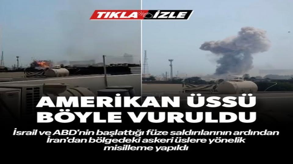 İran Bahreyn'deki ABD üssünü bombaladı
