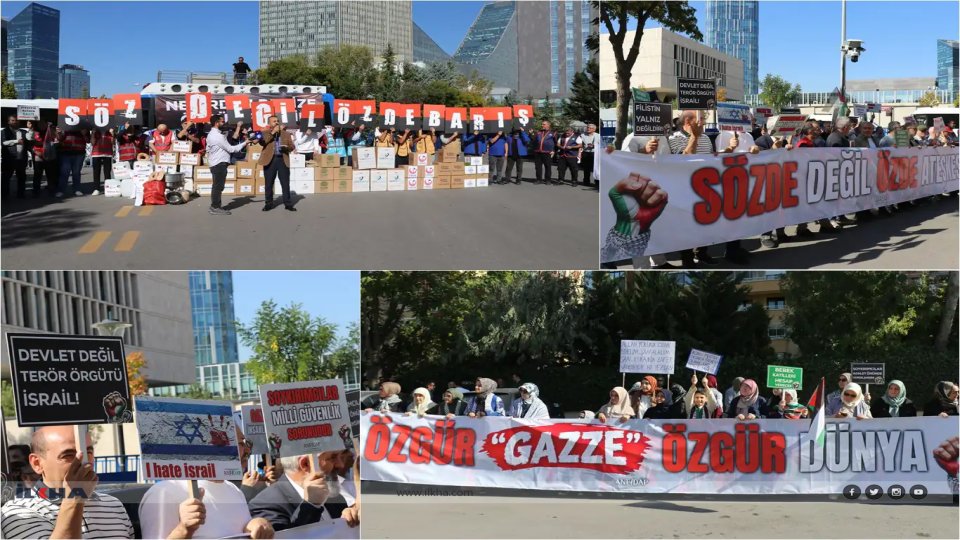 ABD Büyükelçiliği önünde 