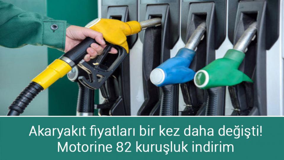 Her Taraf / Türkiye'nin habercisi / Akaryakıt fiyatları bir kez daha değişti! Motorine 82 kuruşluk indirim