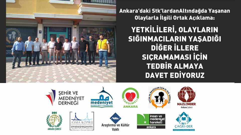 İyilikte Yarışan Sınıflar Projesi devam ediyor / Ankara STK Birliği: Türkiye’ye sığınmış insanların can ve mal güvenliğini sağlamak devletin görevidir.