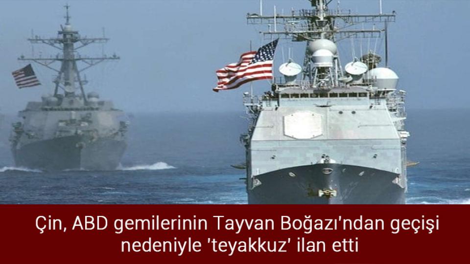 MEB: Yeni eğitim öğretim yılı hazırlıklarında sona gelindi / Çin, ABD gemilerinin Tayvan Boğazı'ndan geçişi nedeniyle 'teyakkuz' ilan etti
