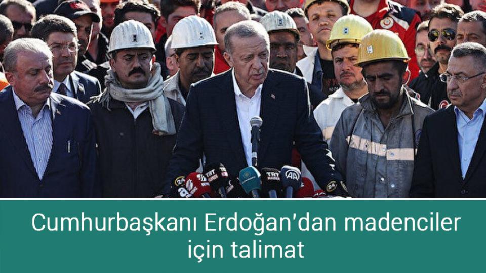 HÜDA PAR Genel Sekreteri Demir: Kazaların bir daha yaşanmaması için artık yöntemler değişmeli / Cumhurbaşkanı Erdoğan’dan madenciler için talimat