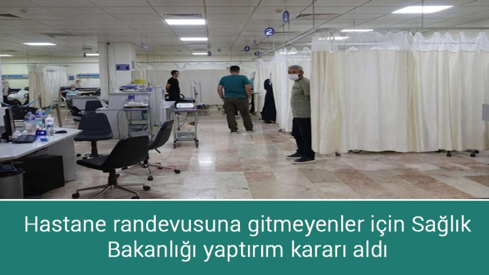 Her Taraf / Türkiye'nin habercisi / Hastane randevusuna gitmeyenler için Sağlık Bakanlığı yaptırım kararı aldı