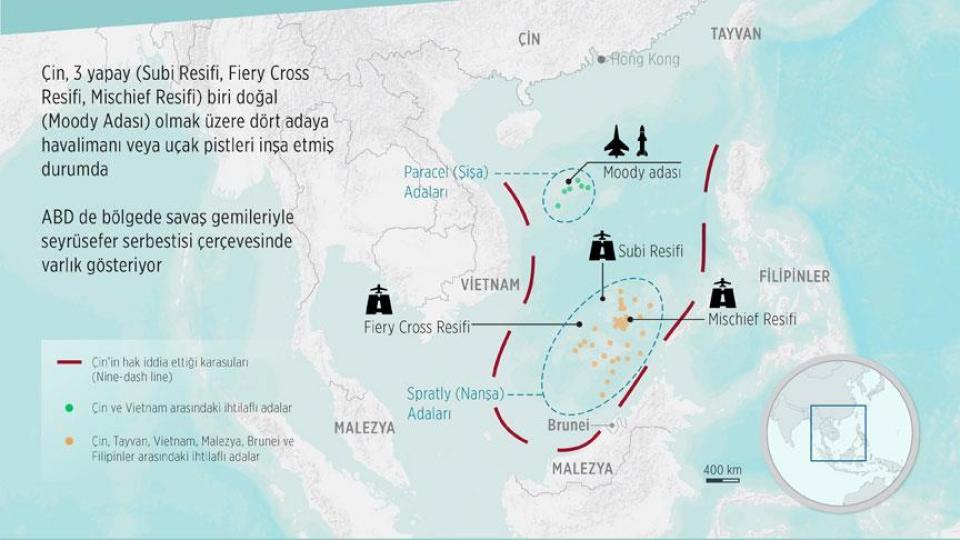 Her Taraf / Türkiye'nin habercisi / Çin-ABD: Güney Çin Denizi’nde Sular Isınıyor