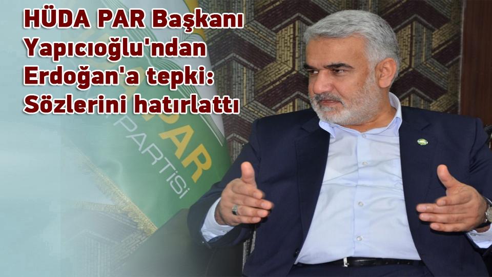 HÜDA PAR Genel Başkanı Zekeriya Yapıcıoğlu: Soykırımcı İsrailin Anladığı Tek Şey Güçtür! / HÜDA PAR Başkanı Yapıcıoğlu'ndan Erdoğan'a tepki: Sözlerini hatırlattı