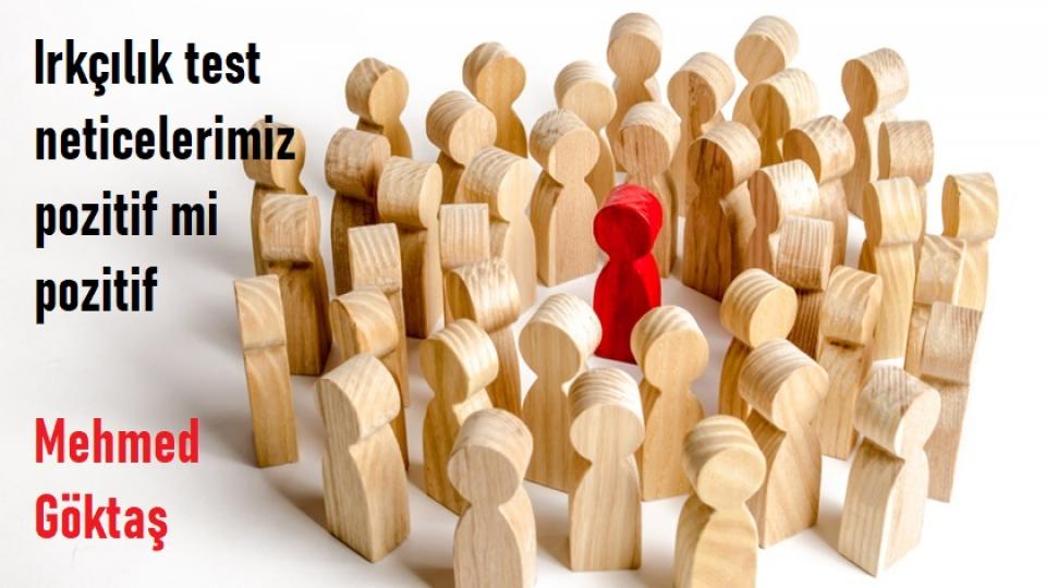 Mehmed Göktaş:Irkçılık test neticelerimiz pozitif mi pozitif