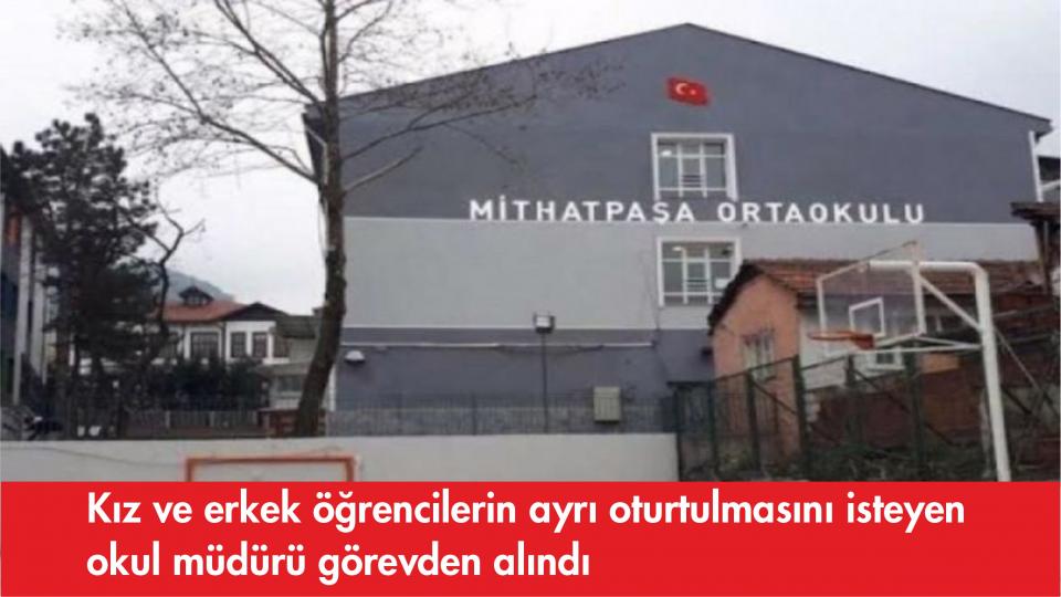 Her Taraf - Türkiyenin habercisi / Ortaokuldaki kız-erkek öğrencileri ayrı oturtan müdür  görevden alındı